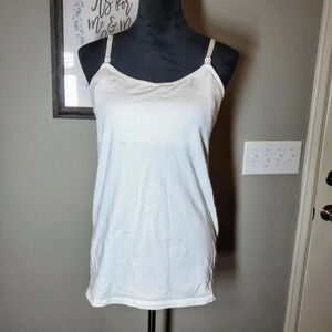 Motherhood Maternity White Nursing Tank Top Size Medium